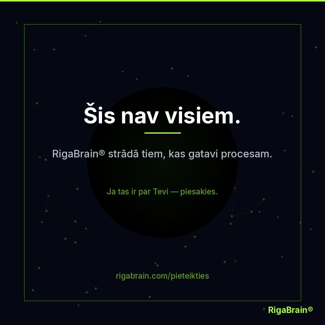 RigaBrain's tweet image. Šis nav domāts visiem. Ja Tu meklē ātru risinājumu — šis nederēs. RigaBrain® strādā tiem, kas gatavi procesam. Ja tas ir par Tevi — piesakies: rigabrain.com/pieteikties#ri… #smadzenes #kvalitate #process #neurofeedback #izaugsme