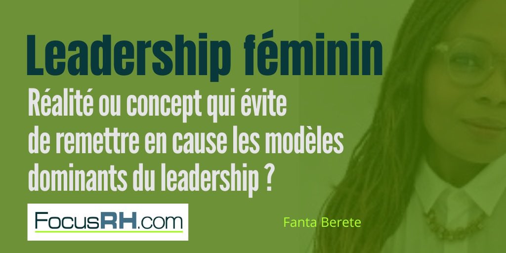 fredfougerat's tweet image. Le #leadership féminin est devenu un sujet incontournable. On le retrouve dans les politiques d'égalité professionnelle, les programmes de développement des talents, les publications #RH. 
Mais de quoi parle-t-on exactement ?

#Management via @Fanta_B

🟩 focusrh.com/tribunes/le-le…