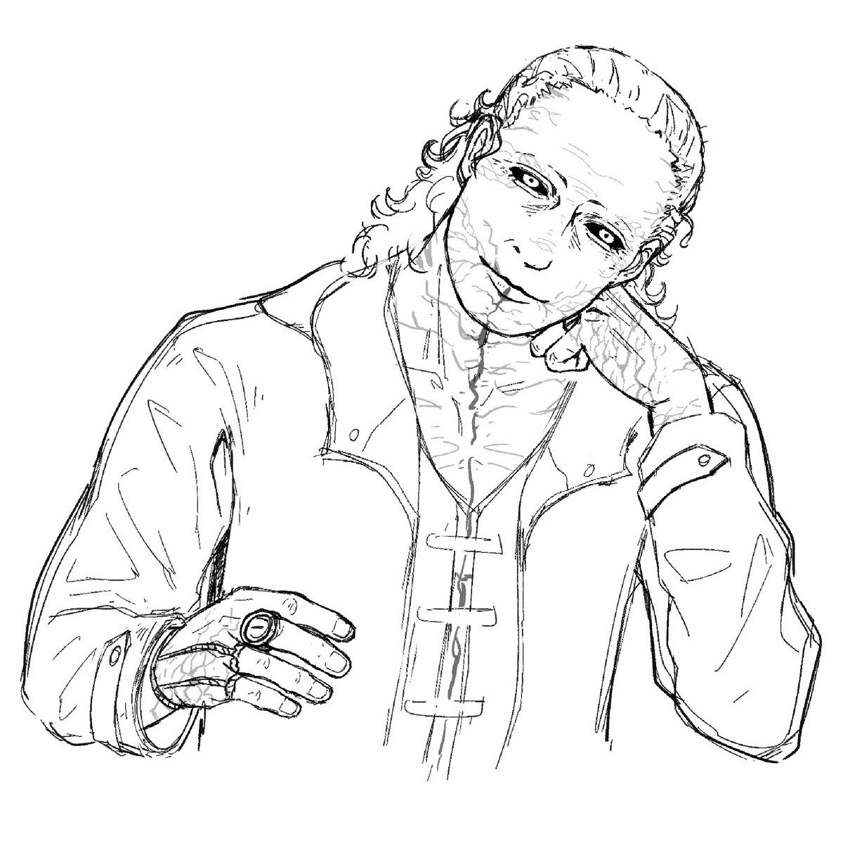 KuiBai3003's tweet image. 妈妈问你今天吃了没～
#re9 #residentevil #victorgideon