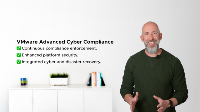 CloudITBlog's tweet photo. Most teams still manage security, compliance, and resilience separately. Different groups. Different tools. Different problems. This video walks through how VMware Advanced Cyber Compliance for VCF addresses all three as one integrated approach. https://t.co/s9OojWlZaL https://t.co/Z1eJfIQERj