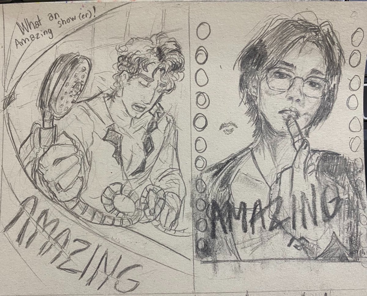 Some Thumb-Sketches for an Assignment ✌️(Yes I sneaked in Johnny and Bathsheba)