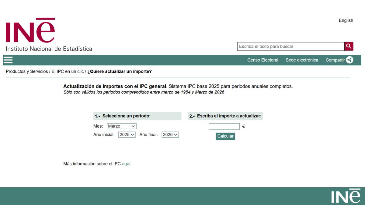 INE España tweet media