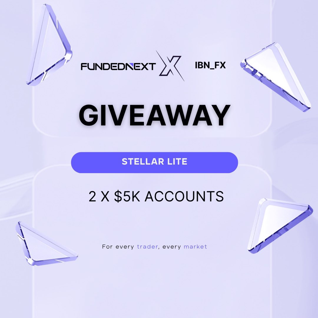 IBN_FX's tweet photo. 🚨 GIVEAWAY TIME! 🚨

Prize 🏆 

🎁 2 × $5000 Challenge Accounts 🔥 
To Participate:

✅ You must 

Tell me what do you like about  @FundedNext

✅ Follow
@Fundednext | @fnfutures | 
@IBN_FX | 
@Aeroonfx 
@Flynn3624

❤️ Like & Repost

👥 Tag 2  traders

Also follow
@sadikmilito
 @Aysherh_Fx
@BNN_FX
@Slim_Oraro
@Propfirms_Audit

Winner In 5 days