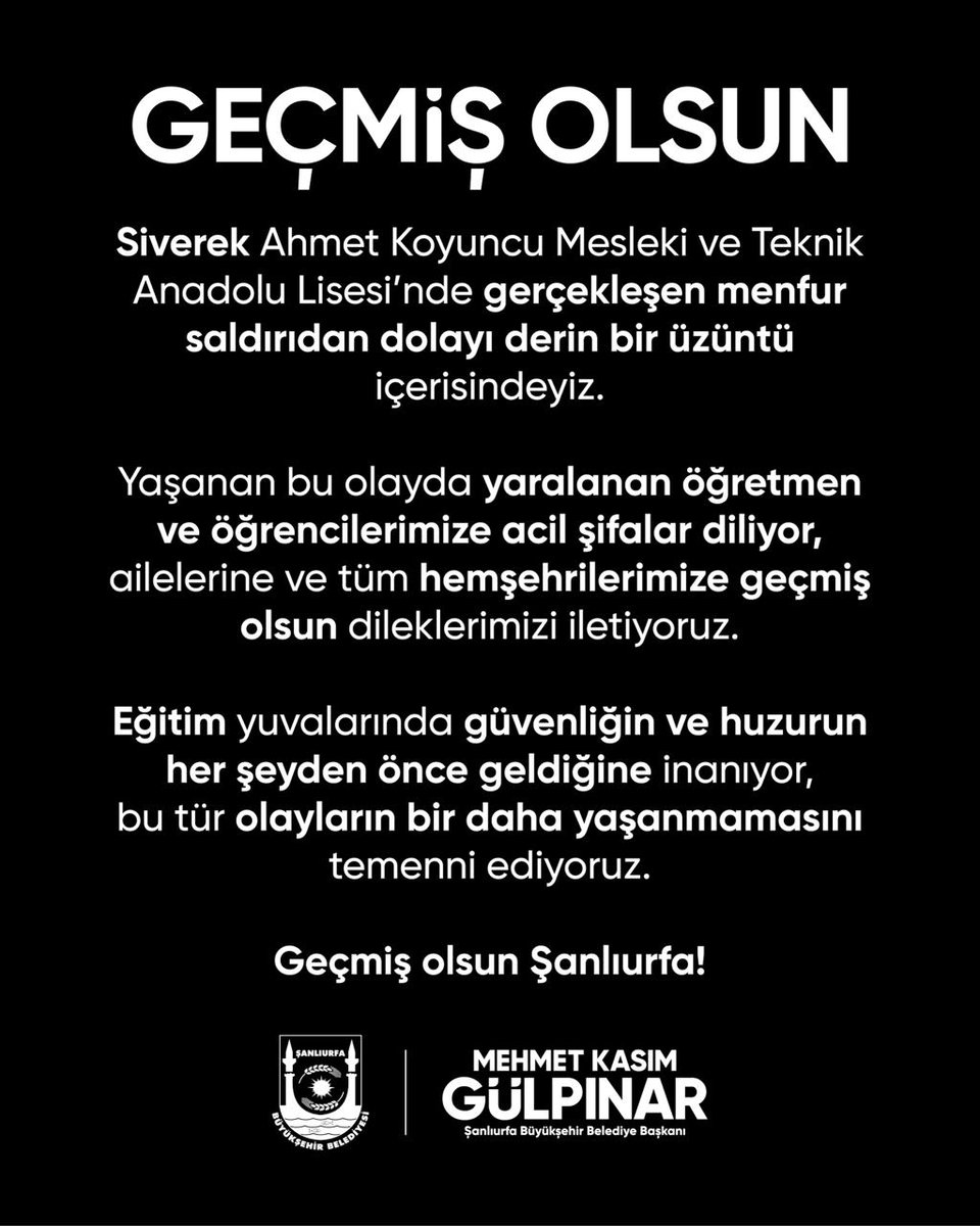 Şanlıurfa Büyükşehir 🇹🇷 tweet media