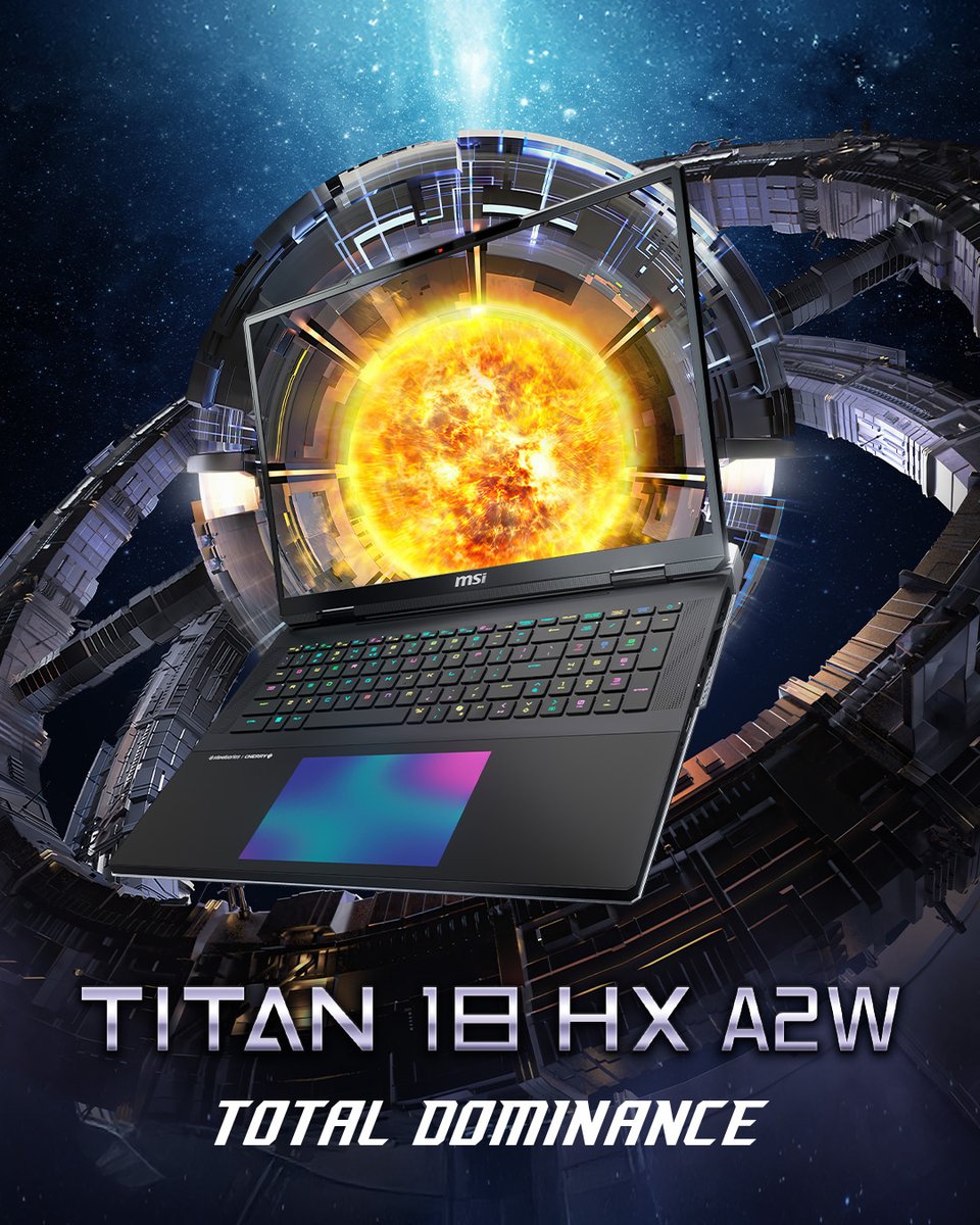 msigaming's tweet image. Total dominance: The Titan 18 HX A2W is the ultimate desktop replacement. Uncompromising raw power built for pioneering next-gen, off-grid agentic AI workloads and extreme gaming. Push the boundaries of portable performance.

msi.gm/Titan18HX_A2WX
#MSITitan #AgenticAI #AIPC