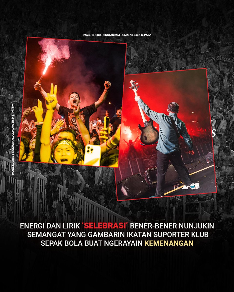 SuperMusic_ID's tweet image. ‘Selebrasi’ emang lagu @over_distortion yang punya magis, apalagi pas dinyanyiin seisi stadion. Kota berikutnya yang bakal didatengin: Purwokerto, Boyolali, Surabaya dan Lamongan! Siaap?

#INIRASANYASUPER⁣
#SUPERLIVE⁣
#SUPERMUSIC
#MUSIC