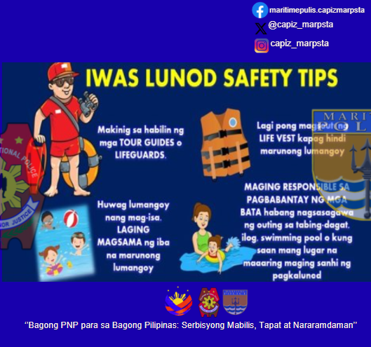 capiz_marpsta's tweet photo. #BagongPilipinas
#ToServeAndProtect
#ByLandAndSeaWeOvercome
#BagongPNPparaSaBagongPilipinas
#serbisyongmabilistapatatnararamdaman https://t.co/LQEr9q4NuJ