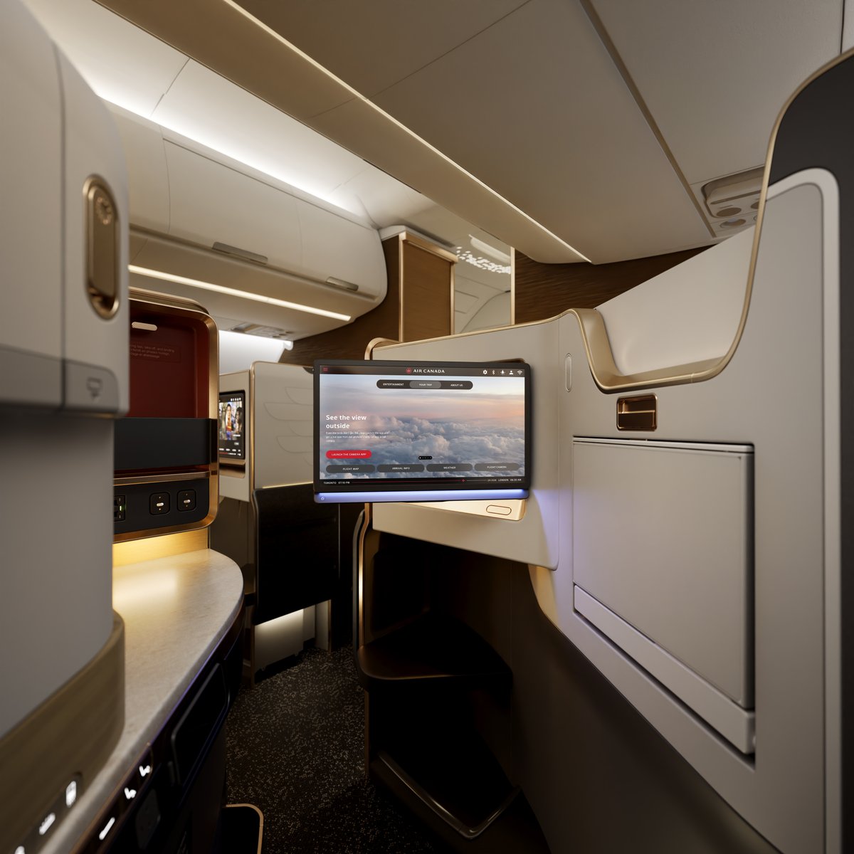 airwaysmagazine's tweet image. 🔴  Air Canada unveiled its new cabins at Hamburg’s Aircraft Interiors Expo, debuting on Airbus A321XLR and Boeing 787-10 aircraft, while Airbus A320/A321 Rouge units shift to mainline retrofit and Boeing 737 MAX transitions to Air Canada Rouge with upgraded interiors this year.
