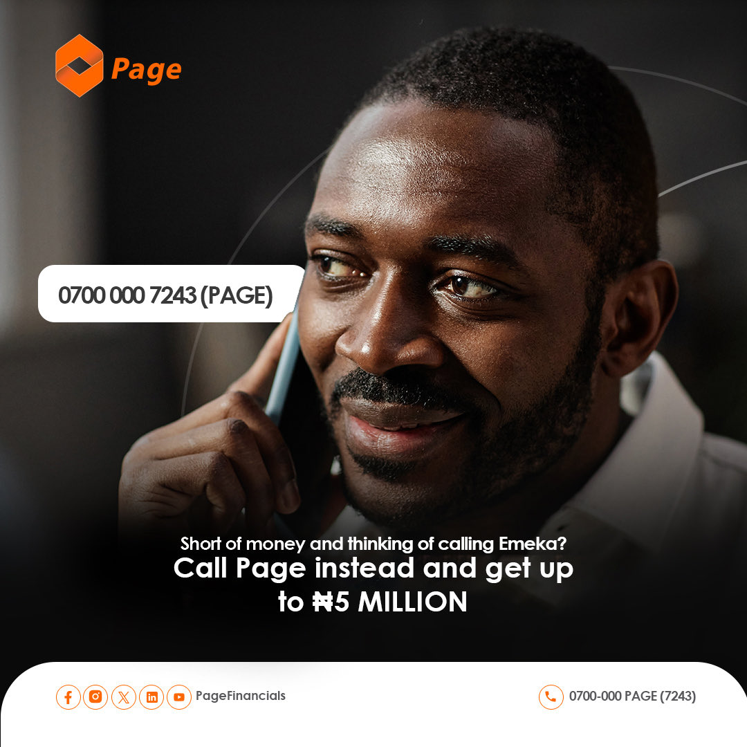 pagefinancials's tweet image. When life says urgent, we say sorted. 
Get quick access to funds right when you need it.

To apply for a quick loan, please visit pagefinancials.com today. 

#loans #quickloans #smartloans #pagefinancials