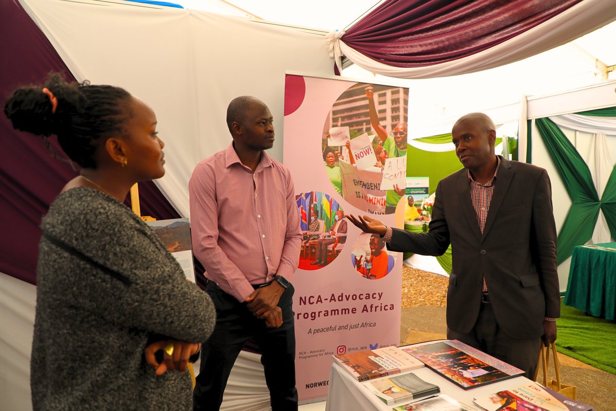 nca_apa's tweet image. We are excited to be at #PBOWeek at the #KICC with our partners @FECCLAHA and @arigatou_ecp!  Pass by our booth to learn about how we can collaborate in advocacy for peacebuilding, climate justice, gender equality, natural resource governance, &amp;amp; economic justice. #FaithInAction