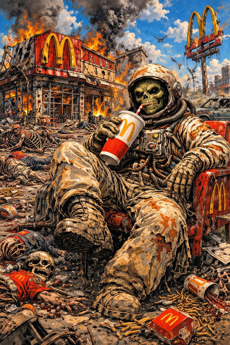 Oberyn47's tweet photo. #McDonald's #SciFiThriller #scifi #fantasy #war #aliens #artㅤㅤㅤㅤ #artoftheday https://t.co/xIdknW9B79