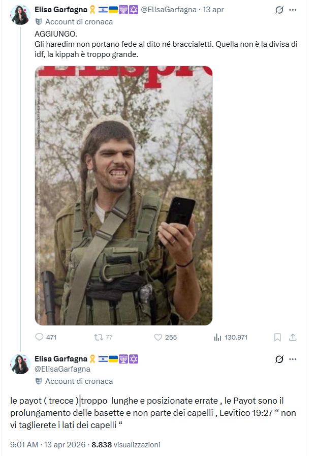 mazzettam2's tweet photo. Una menzione d'onore per le balle della povera #Garfagna, che tanto non ha più niente da perdere e che mente a nastro, atteggiandosi a esperta.
Poi, ovviamente, non rimuove 'ste balle.
Tra i complici del #genocidio più arroganti e scadenti. https://t.co/1FZvkU1X7V