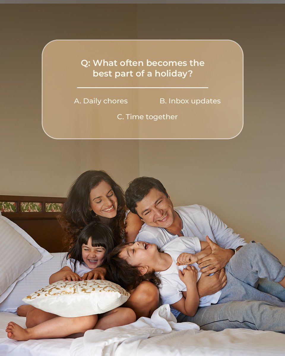 clubmahindra's tweet image. #ContestAlert | Day 23: #SharedJoy with #ClubMahindra
Answer today’s question and stand a chance to win ₹500 Amazon vouchers.

How to enter:
* Comment with #SharedJoy and #ClubMahindra
* Follow @clubmahindra
* Tag @clubmahindra and 4 friends
* Participate across all 30 posts