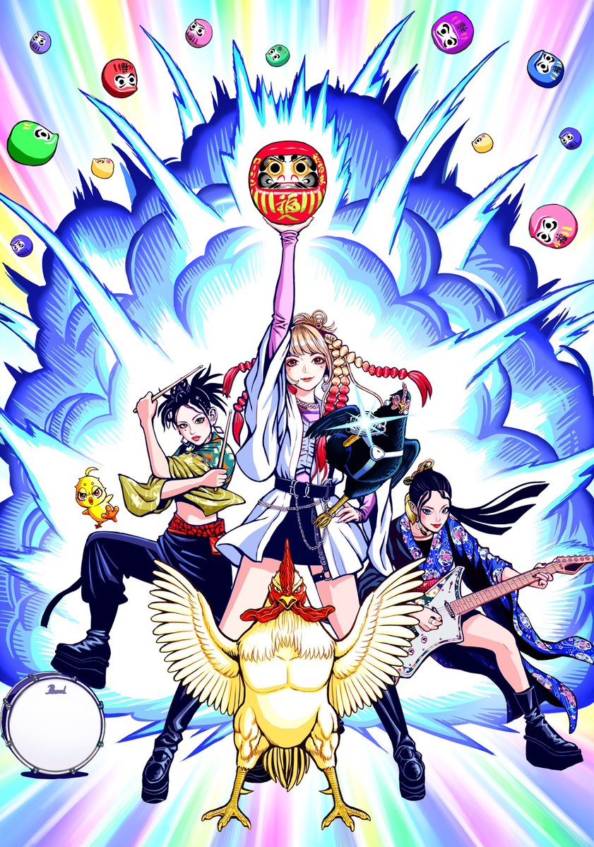 darumarollinjp's tweet image. 【震える……❗️】

『ニワトリ・ファイター』作者の桜谷先生(@shu_sakuratani )が
『ニワトリ・ファイター』×『DARUMA Rollin'』のスペシャルコラボイラストを描いてくださいました🐔🐤

めちゃくちゃかっこいい😭✨
先生‼️ありがとうございます‼️
宝物にします‼️💥🤯💫

#ニワトリファイター