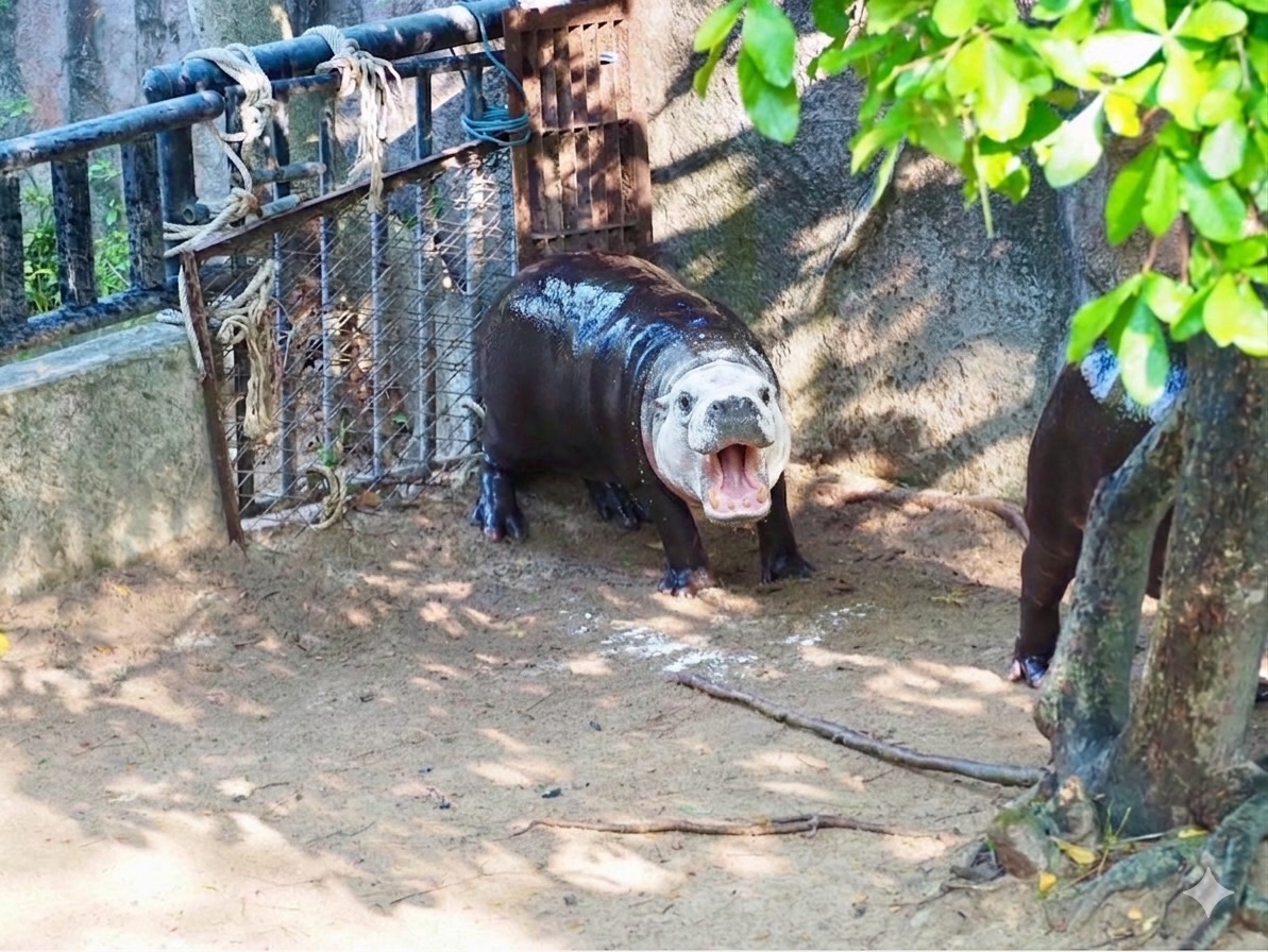 สวนสัตว์เปิดเขาเขียว Khao Kheow Open Zoo tweet media