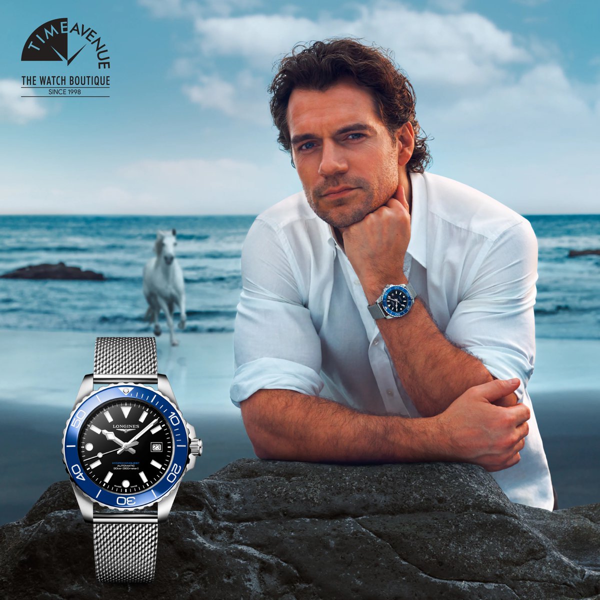 TimeAvenueIndia's tweet image. Precision meets performance.
The Longines HydroConquest — built for those who move with purpose.
Available now at Time Avenue  9920313136 #longines #HydroConquest#LuxuryWatches #divewatch #swissmade #watchcollector#timeavenueindia #wristgame #luxurylifestyle #mensstyle#watchfam