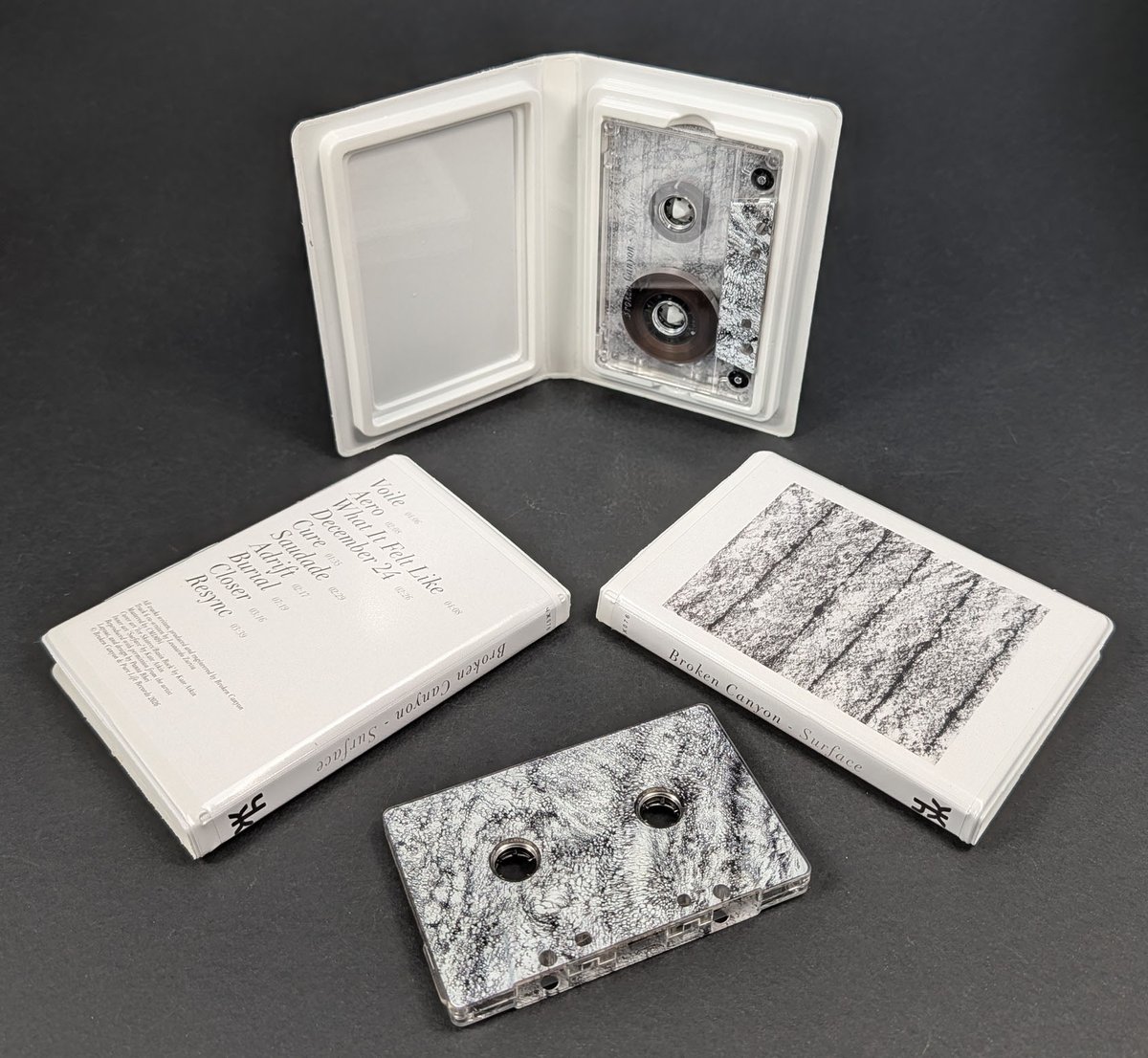 PURELIFETAPES's tweet photo. Shipping this week:
Broken Canyon
'Surface'

Still available from UK and US locations https://t.co/vRHuKfMeyO