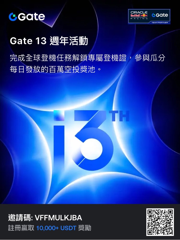 YangRui72359's tweet photo. Gate 13 週年活動正式上線！完成全球���機任務解鎖專屬登機證，每日抽獎贏取實體黃金機票，參與瓜分每日發放的百萬空投獎池。 https://t.co/H0lhMgjSCZ https://t.co/hXmrgTCs07