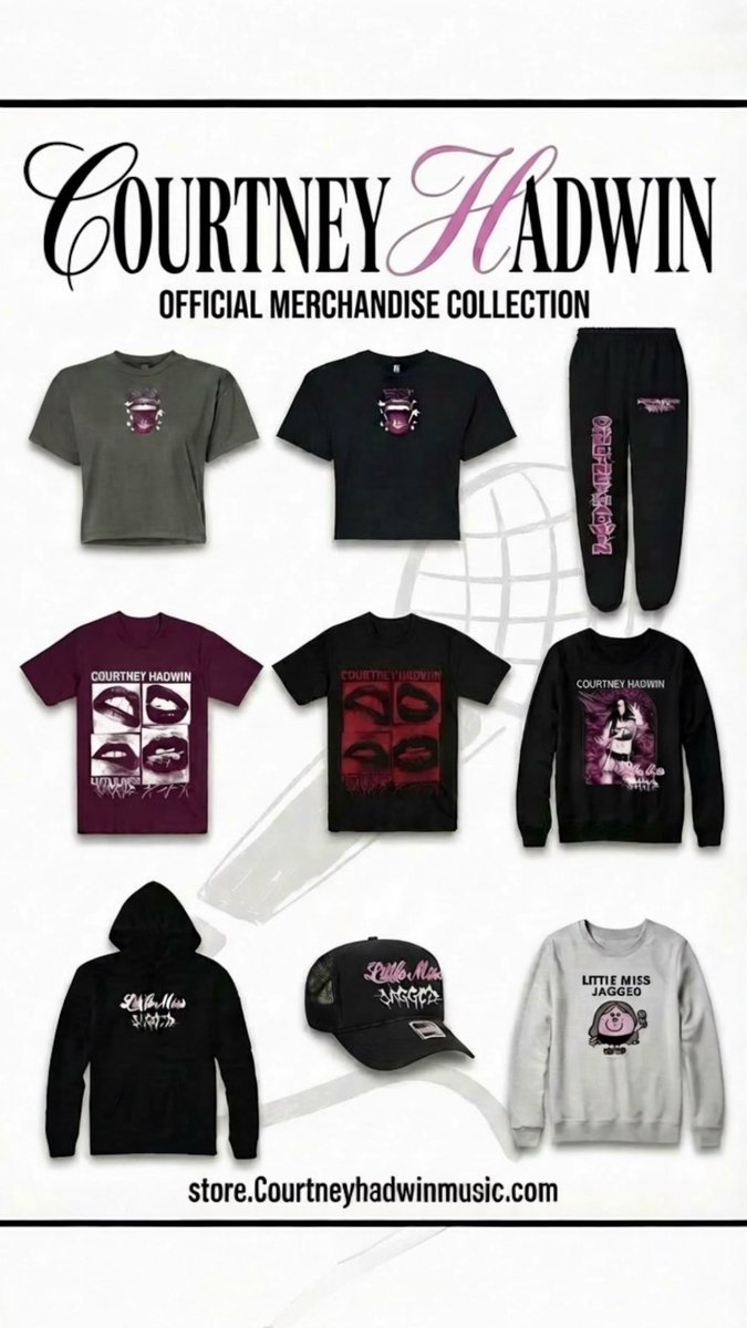 CourtneyHadwin's tweet photo. Merch !!!! https://t.co/zOEoy78Ubb