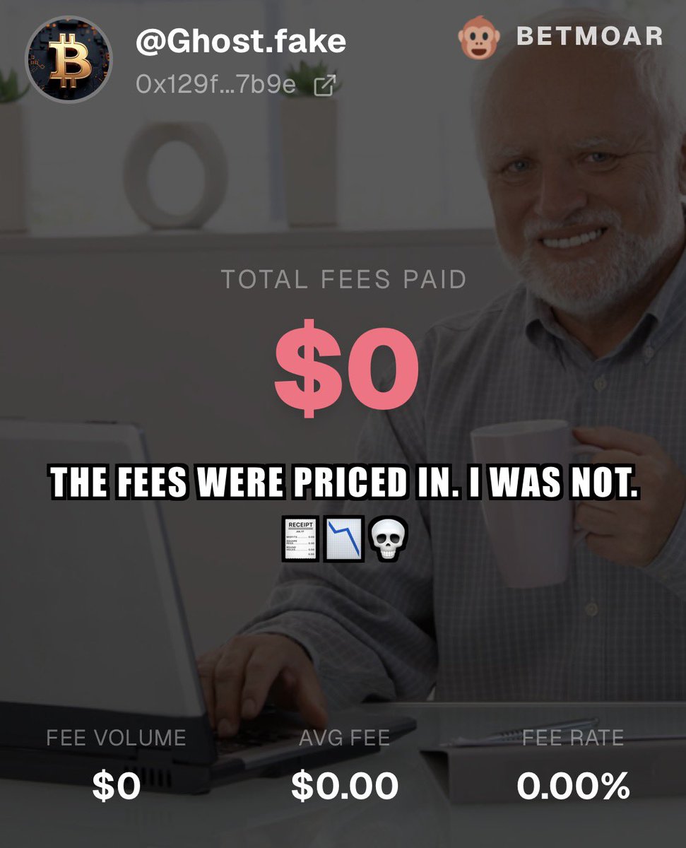 ghost_alphas's tweet image. I paid 0$ fees to Polymarket and earned 455$ from their rewards.

Sorry Polymarket, but thanks 😬