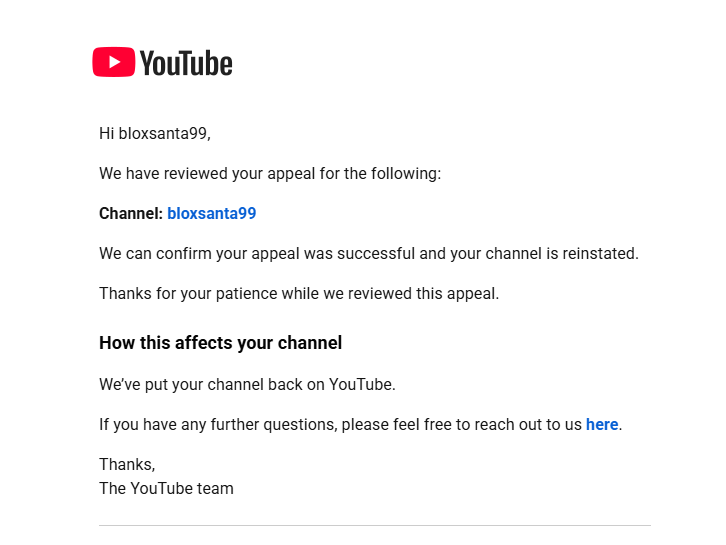 NVanity30101's tweet photo. Hey @TeamYouTube, recently 2 of my channels were reinstated one them was also terminated for circumvention, but my main channel hasn't been reinstated, besides constantly asking help on Google Form channel URL:  my other channels are reinstated this is not https://t.co/D8q93TAUVs https://t.co/PchAuwMod5