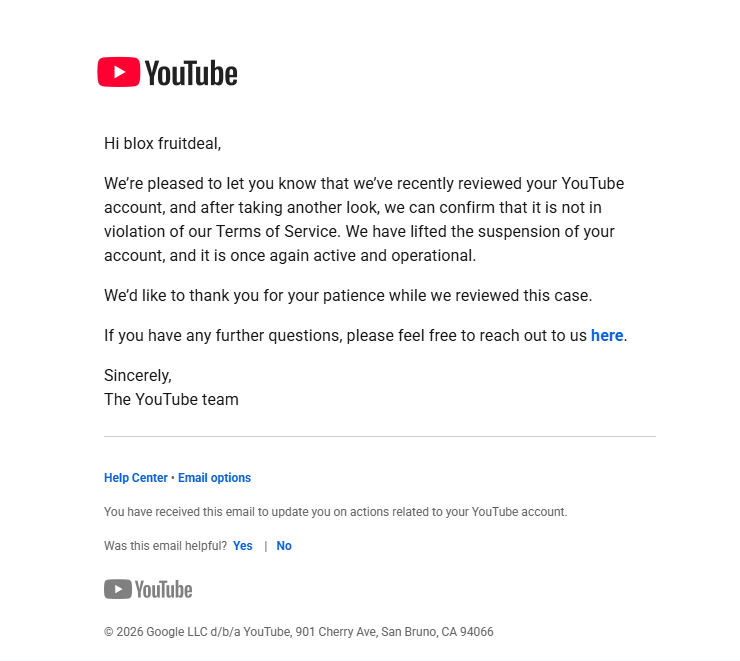 NVanity30101's tweet photo. Hey @TeamYouTube, recently 2 of my channels were reinstated one them was also terminated for circumvention, but my main channel hasn't been reinstated, besides constantly asking help on Google Form channel URL:  my other channels are reinstated this is not https://t.co/D8q93TAUVs https://t.co/PchAuwMod5