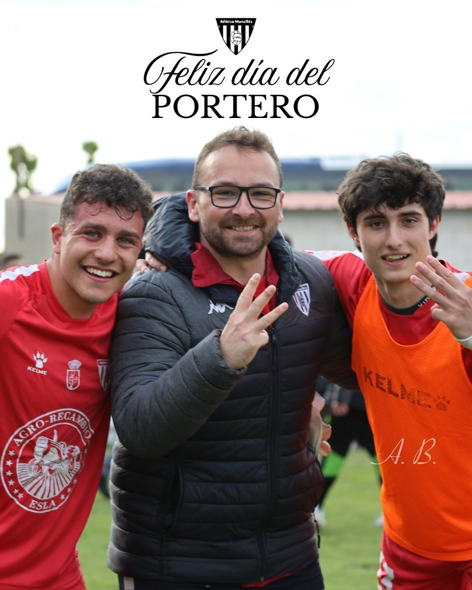 AtlMansilles's tweet photo. 💛𝐅𝐄𝐋𝐈𝐙 𝐃𝐈𝐀 𝐃𝐄𝐋 𝐏𝐎𝐑𝐓𝐄𝐑𝐎💙

En especial a Iker y Alex, sin olvidarnos nunca de nuestro gran entrenador de porteros Viti, feliz día chicos, gracias por la valentía y coraje que le poneis cada partido🫂

#123atléticomansillés
#Cadapasounahistoria https://t.co/rYRxPMTCSB