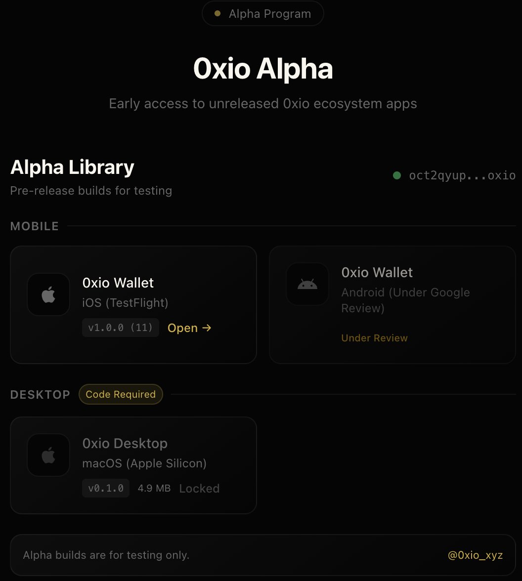 0xio_xyz's tweet image. 0xio Wallet is live

The first mobile wallet for @Octra Network featuring encrypted balances, private transfers, and built-in FHE.

• iOS is live on TestFlight
• Android is coming soon (under review)
• Desktop is available (dm us for desktop code)

Alpha codes are rolling out,