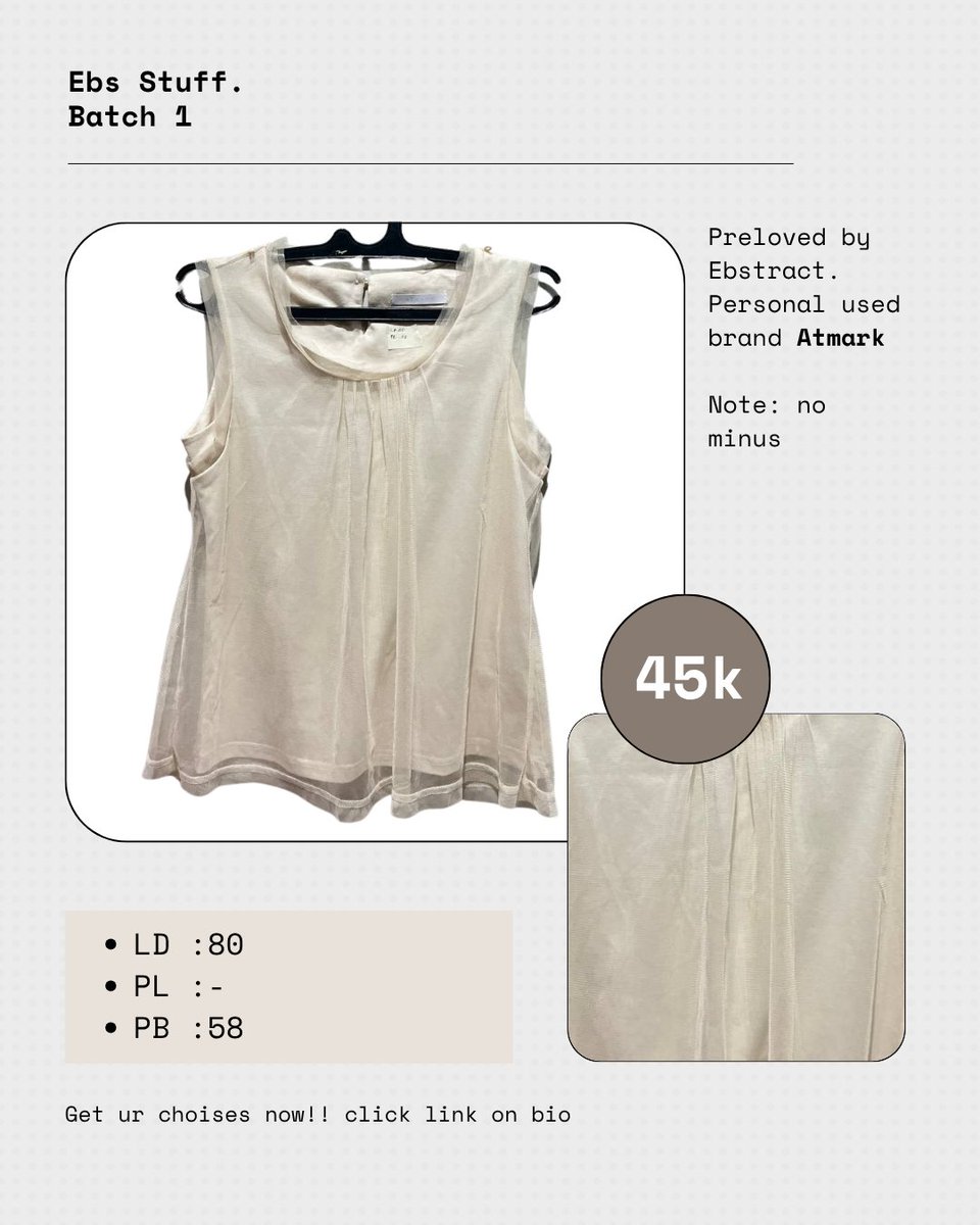 ebstractstuff's tweet photo. @juunsian hii kak!! kebetulan kita ada atasan lucuu cocok buat kepantaii. bawa pulang sudah disetrika + laundry
https://t.co/JFAdjY27kK

atau bisa cek langsung di 🍊 yaa:
https://t.co/NFaac58RkI 
happy shopping - !! https://t.co/Dd1sdTIsv5