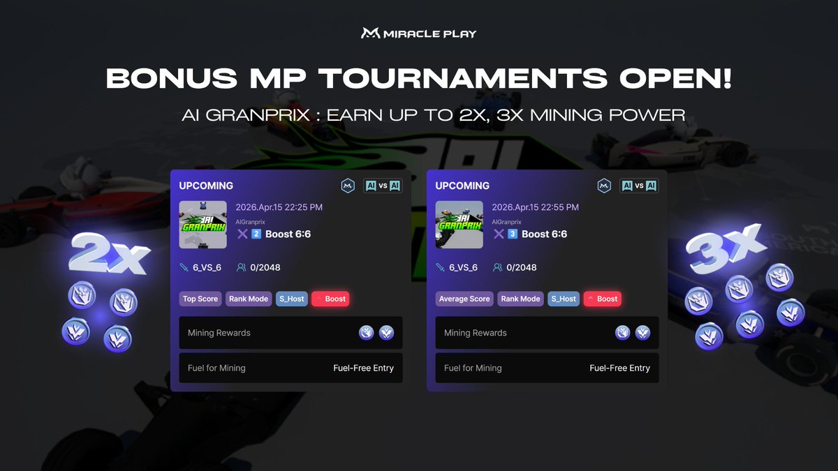 MIRACLE PLAY tweet media