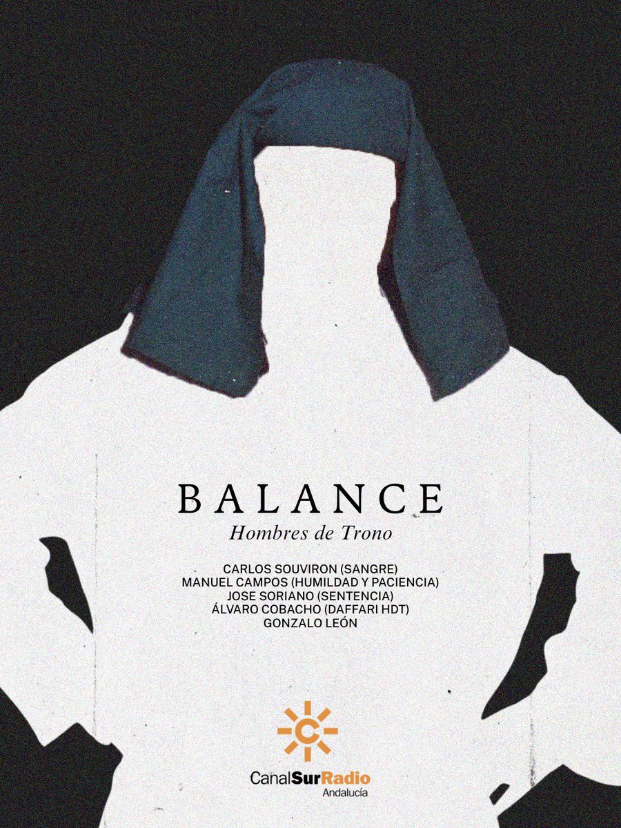 🔴Ya disponible el balance de Hombres de Trono en el podcast de Bajo Palio en Canal Sur, en el que hemos tenido la oportunidad de participar y colaborar.

Escúchalo aquí: canalsur.es/radio/programa…

#CofradíasMLG