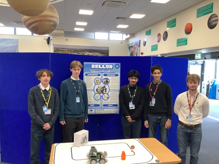HighcrestAc's tweet photo. Year 12 Physics pupils' Celebration Day at Rutherford Appleton Laboratories after finalising their two amazing engineering projects over the last 6 months; building a SCARA robotic arm and building a self-driving vehicle. #rutherfordappletonlaboratories #highcrestacademy https://t.co/ju4lkixIk7