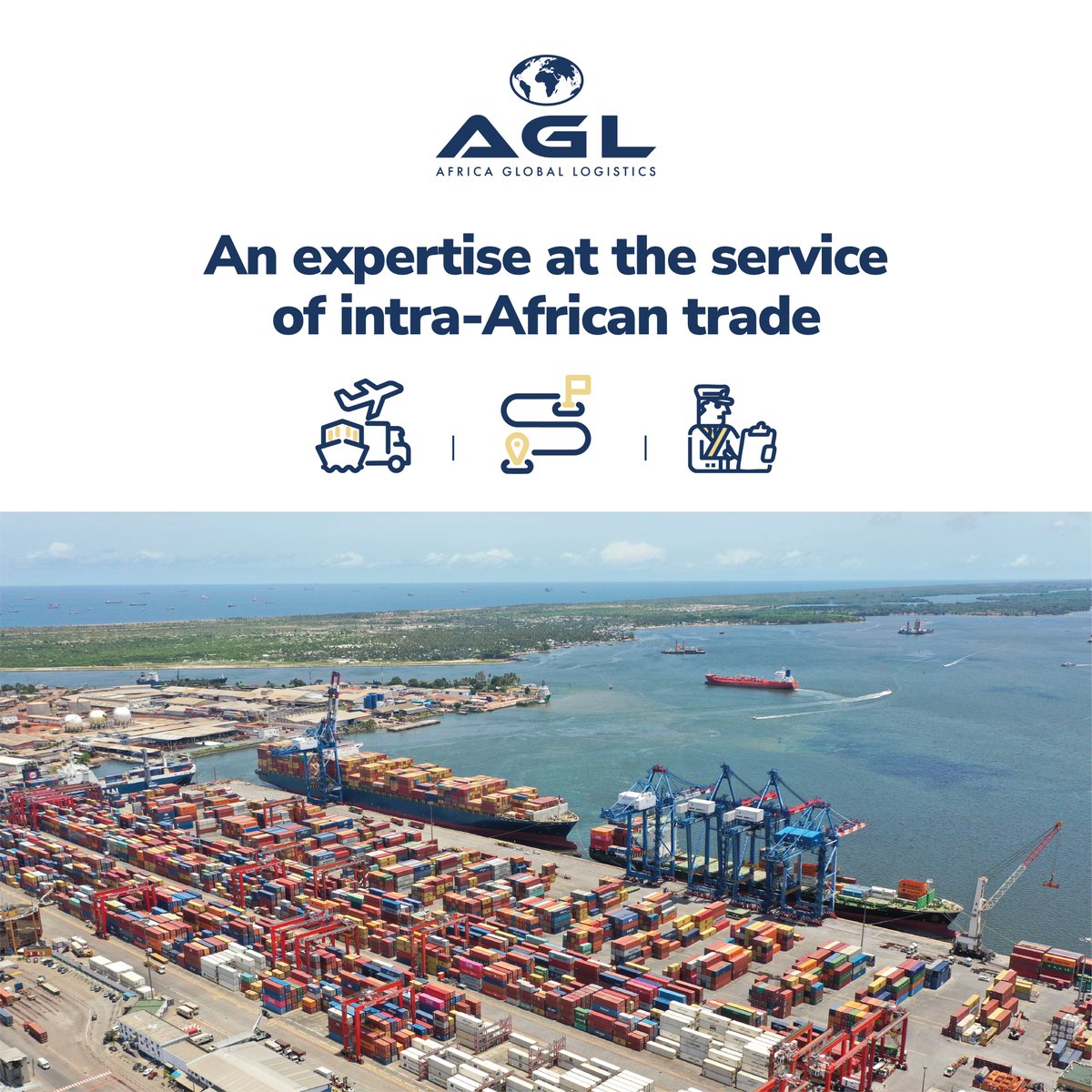AGLgroup_'s tweet image. 🚛🌍Faciliter le commerce intra-africain, c’est garantir des flux fiables, sécurisés et sans rupture. Grâce à ses solutions multimodales et à son outil Live, AGL assure une visibilité en temps réel et une coordination optimale de bout en bout.  #AGL #Logistics #SupplyChain