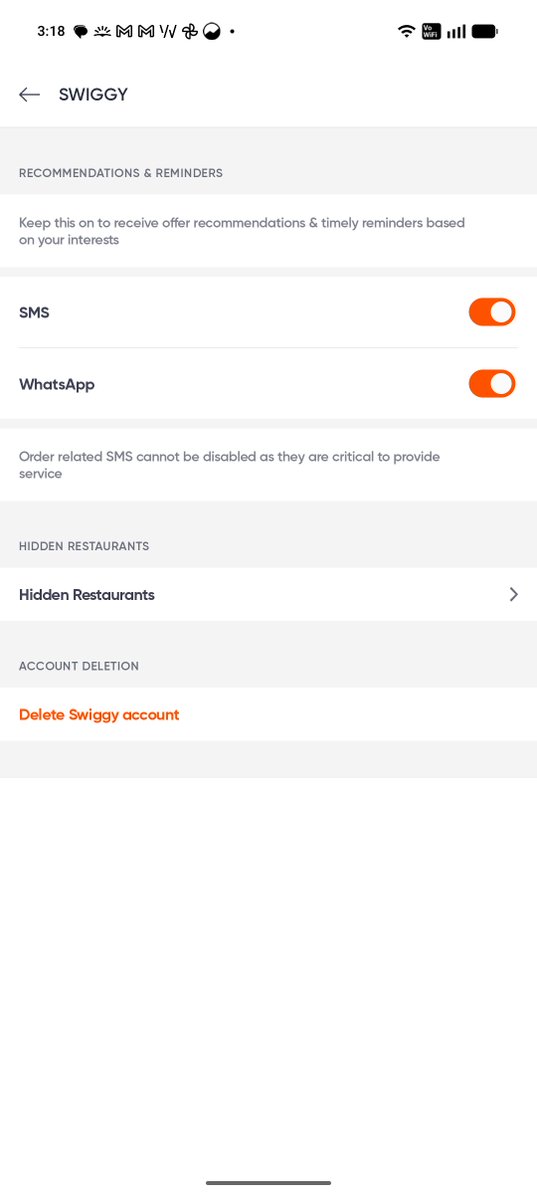 AnkitHans15's tweet photo. Does @Swiggy literally don't have a log out from all devices and even a customer care phone number?

Friend facing a credit card fraud (@Amexindia) totalling 4 Lakh INR. Instamart orders were being placed. 

@jagograhakjago @Cyberdost https://t.co/SlrTfUlhQ0