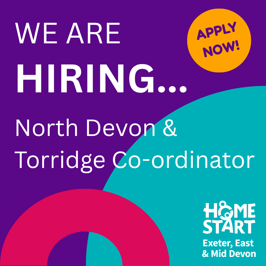 HomeStartExe's tweet image. VACANCY!  We are seeking a part-time Co-ordinator covering #Torridge &amp;amp; #NorthDevon, responsible for recruiting, training, supervising, and supporting a team of volunteers, and working with families.
Application details can be found here homestarteemd.org.uk/vacancy-north-…