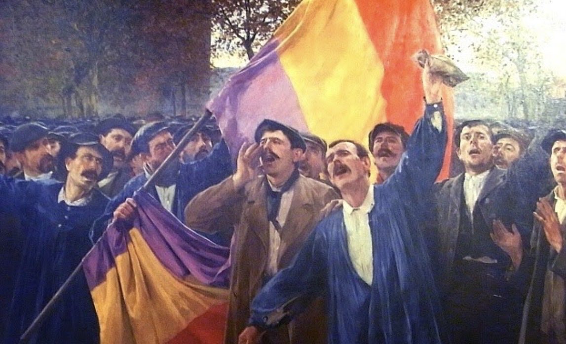 27Lussi's tweet photo. Hoy, 14 de abril, se celebra el día de la República. Es un buen día para pensar y recordar nuestra historia y de donde venimos para poder seguir construyendo un mejor futuro. ¡Salud y República!❤️💛💜 https://t.co/W32fsTRMmA