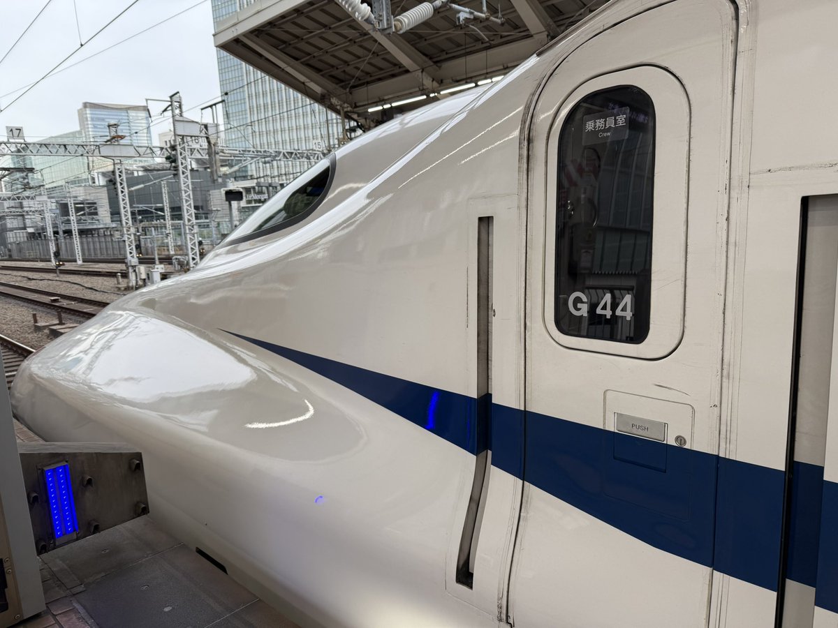 SougoRailway's tweet image. #今日の鉄道 1492番線
LIVE TOUR 2026「Studio」大阪公演。
のぞみ5号で行きました。