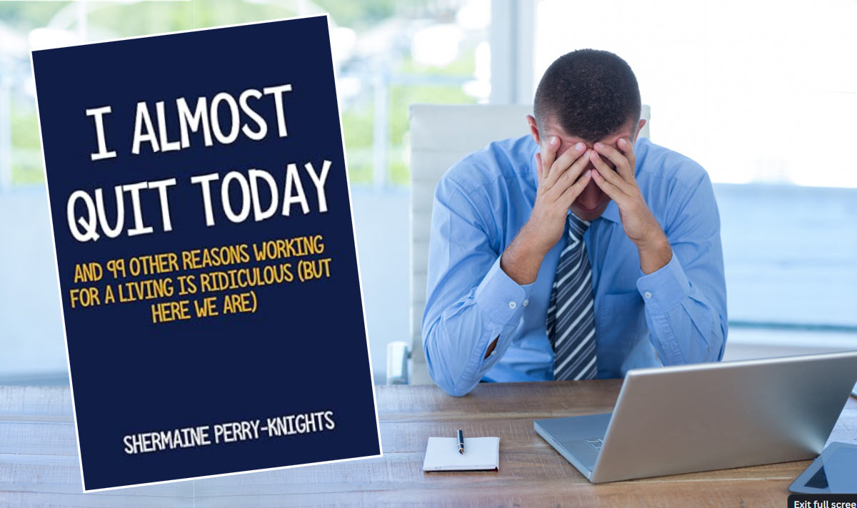 rockett's tweet image. #Humor #LaughOutLoud #WorkLife #OfficeHumor #Funny   For anyone who’s taken a “bathroom break” to regroup, this honest, laugh-out-loud book reminds you you’re not alone—and that surviving another workday deserves recognition, humor &amp;amp; definitely a raise.  amzn.to/4c4wqEF