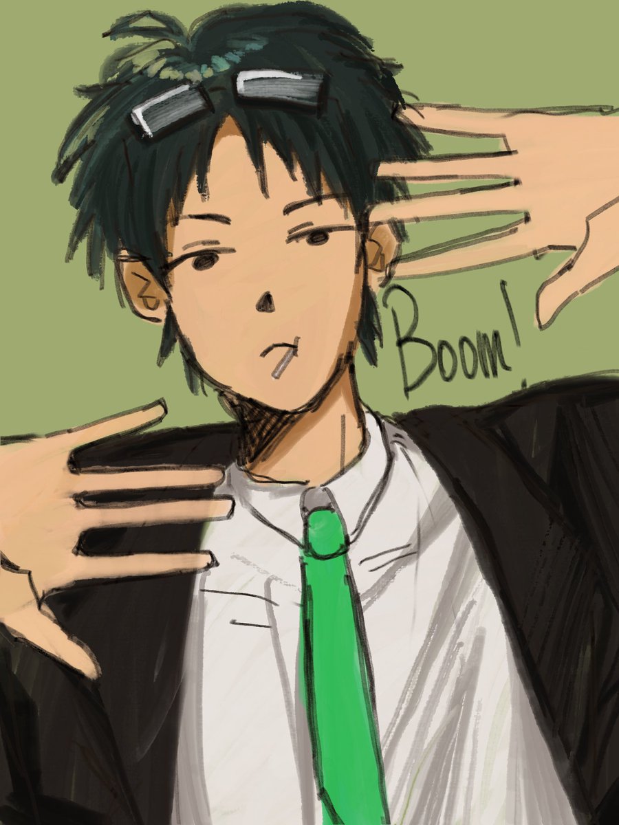 Visc714's tweet photo. #Samjo #LimbusCompany Iโm on presentation, yet i drew him so cutely, iโm the best https://t.co/CBD2DPdV8A