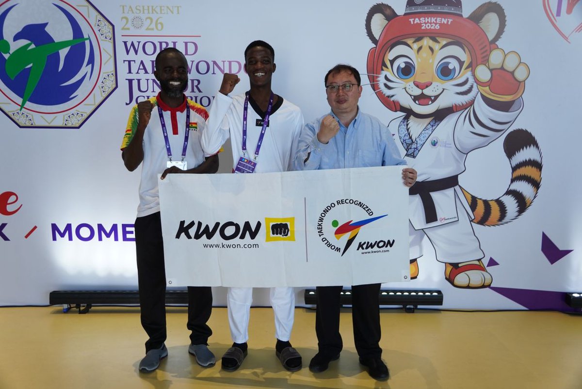 TaekwondoGhana's tweet image. 🥋 The Continuous Support|| Let's Loud 🔊 it

Kwon, The world known company that deals in wide range of Recognised Taekwondo gear, including uniforms (doboks) approved by the World Taekwondo has done it again!

#taekwondo #kwon  #tashkent #SupportGHTkd 🇬🇭🥋👊🏾 #GrowingGHTkd 🇬🇭🥋💪🏾