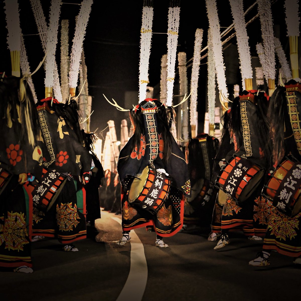 奥州市江刺鹿踊保存会 tweet media