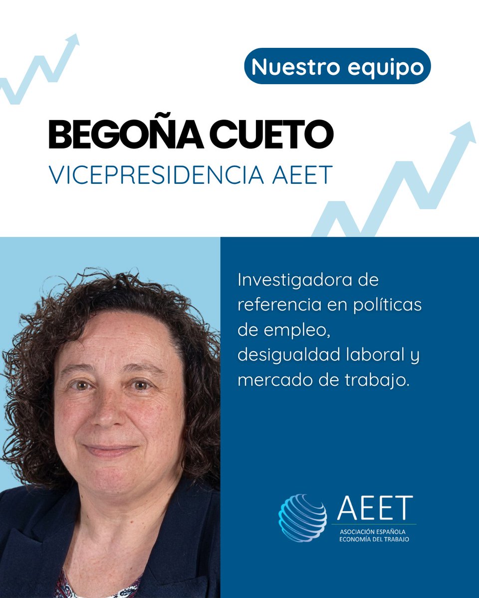 aeetrabajo's tweet photo. 👤 Os presentamos a
Begoña Cueto, profesora en la Universidad de Oviedo y Vicepresidenta en la AEET.
Voz referente en la economía laboral española 💙
📍 Las JEL se celebran del 17 al 19 de junio, donde Begoña y el resto del equipo os esperan.
⏰ Inscríbete

#AEET #JEL2026 #Málaga https://t.co/znQyXiq1MC