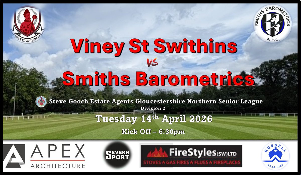VSSFC's tweet image. 𝗠𝗮𝘁𝗰𝗵 𝗗𝗮𝘆 !!

We welcome @afc_smiths to Viney this evening for what promises to be an exciting game and hopefully a different result to the reverse fixture.

KO: 6:30pm

We might even fire up the #bbq 🔥🍔