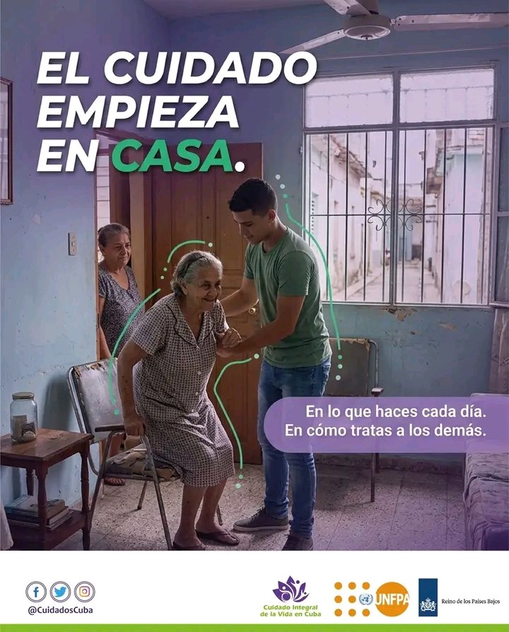 El cuidado empieza en casa.
En lo que haces cada día.
En cómo tratas a los demás.
#CuidadosCuba #MtssCuba