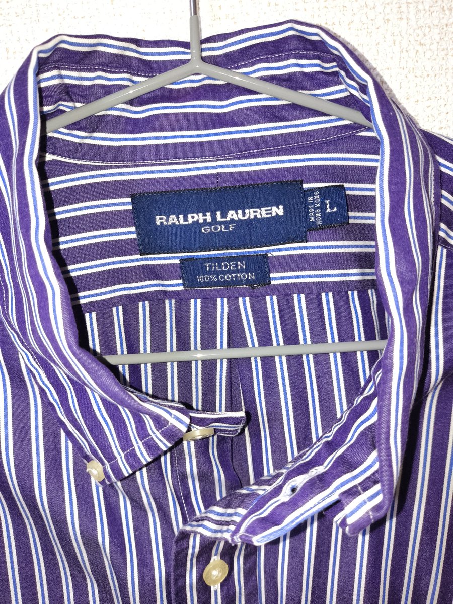 ymfresearch8739's tweet image. ラルフローレンゴルフのチルデン。通常のラルフよりもややレアで、ボタンもゴルフ仕様になっているところもなかなかおつ。
流行り廃りに関係なく着ることのできるラルフローレンの古着はやっぱり必携ですね。
#ラルフローレン
#古着