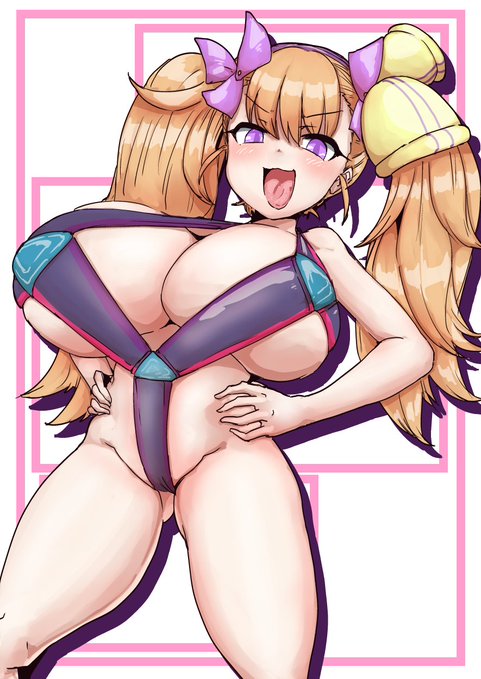 今日の日課は水着巨乳化⇔貧乳化リリンちゃんです