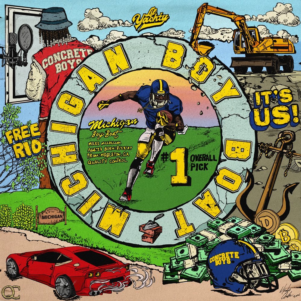 STRAPPEDUS's tweet photo. 5 years ago today, Lil Yachty dropped his album ‘Michigan Boy Boat’ ⛵️  

What’s your favorite song on the project? 💿 https://t.co/HYm9VB86kM