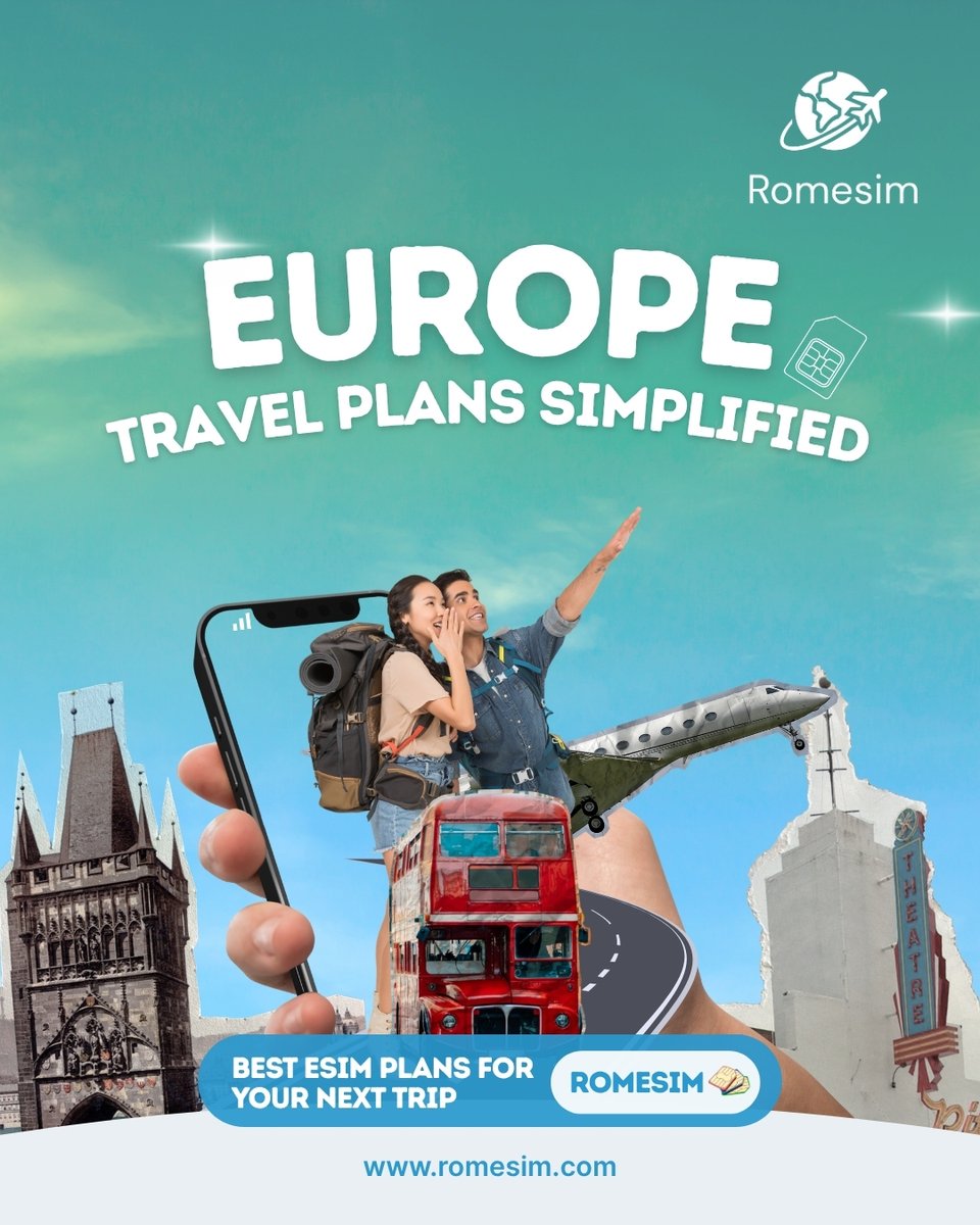 Romesim_World's tweet image. Explore freely. ROMESIM keeps you online everywhere. Whether it’s a single city or a global tour, we’ve got you covered in 150+ countries.

Explore all Regional Plans at romesim.com!

#ROMESIM #EuropeTravel #AsiaTrip #Wanderlust #GlobalConnectivity