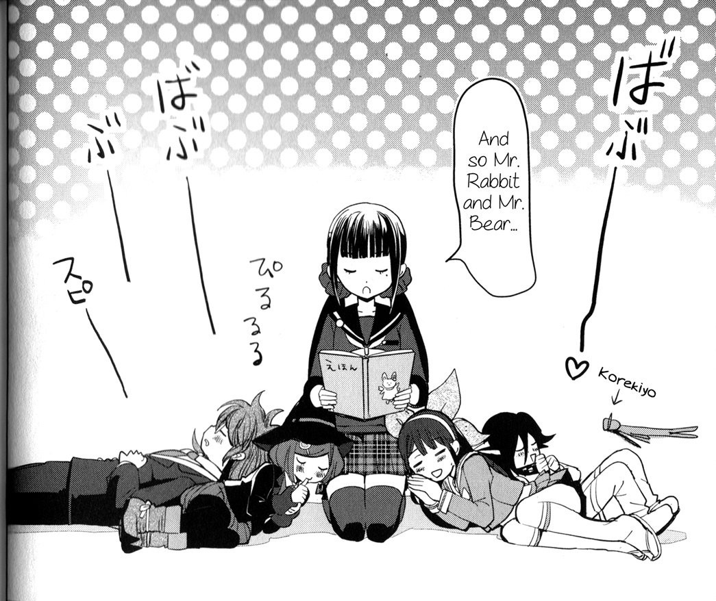 she definitely has a talent for caregiving when she chooses to do it (or v3 cast is just that weak to harumaki's charms)