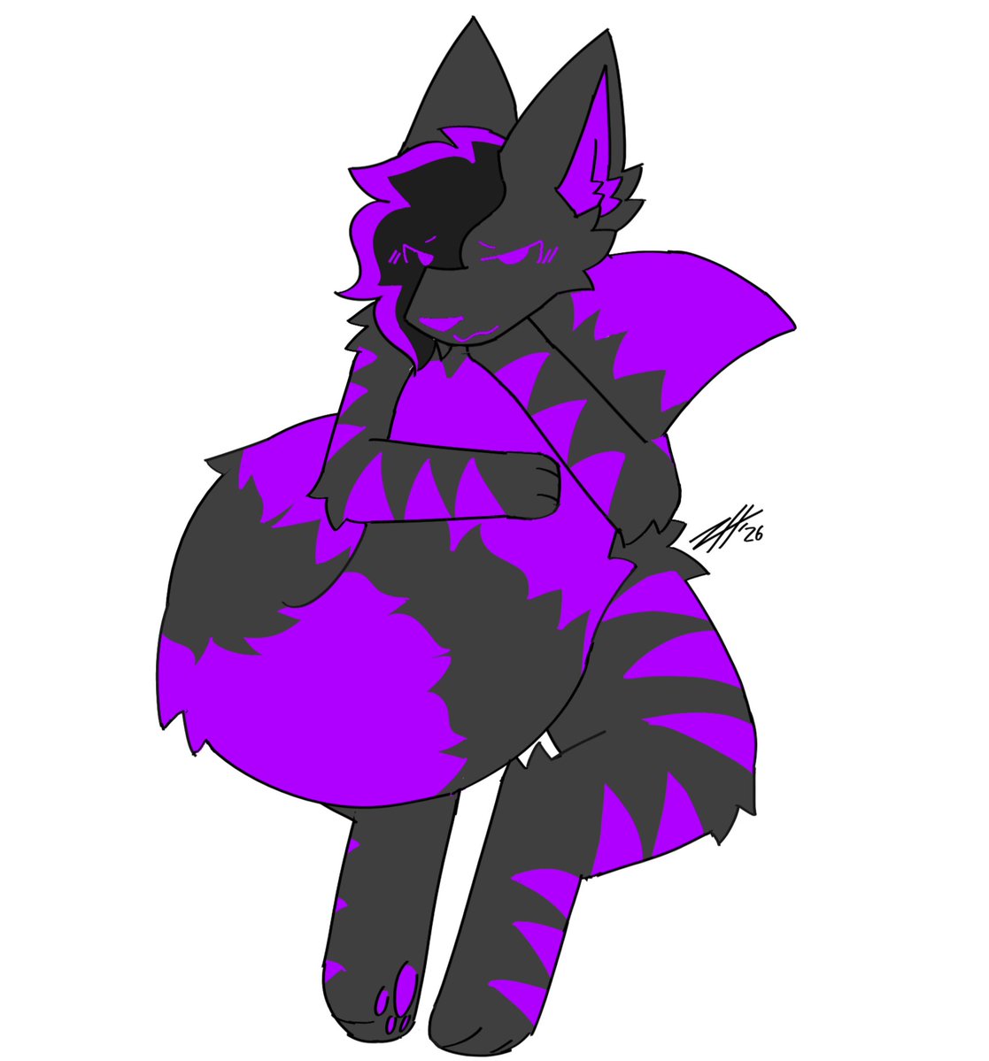 Awesome massive fluffy tail